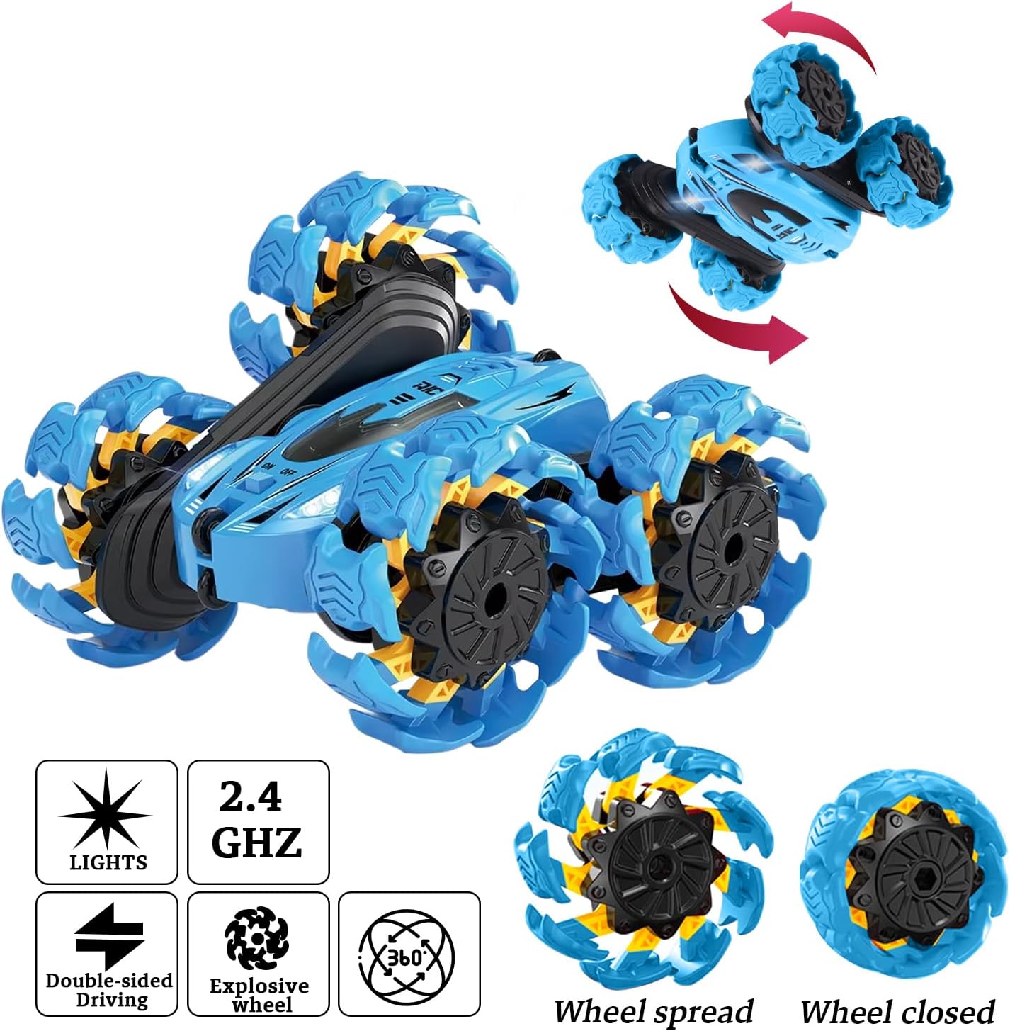 Gesture-Sensing Dual-Sided Explosive Wheel Four-Wheel Drive Remote Control Car