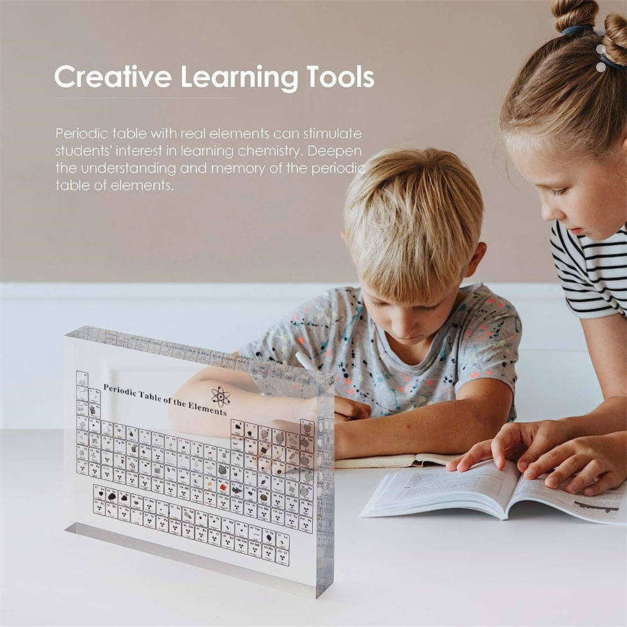 🔥LAST DAY 49% OFF - Periodic Table of Elements（Contains 83 Real Element Samples）🔥