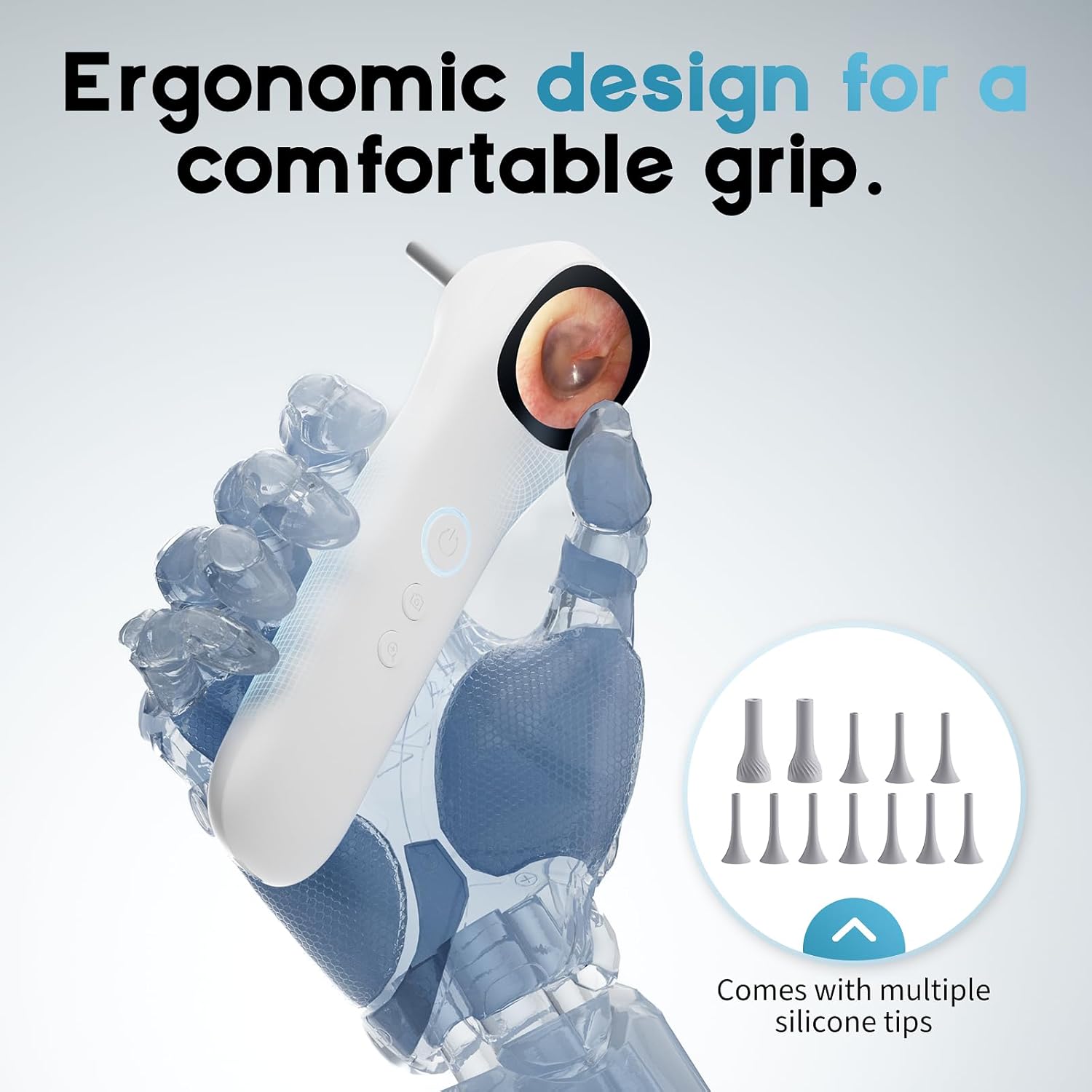 Otoscope Ear Camera with 1.21” Screen Earwax Removal Kit