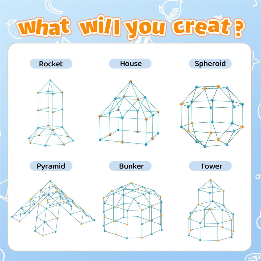 🎁Last Day 50% OFF SALE 🎁 Magic Fort Building Kit