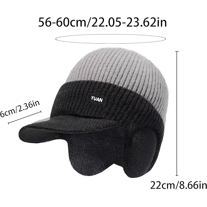 ☃️Elastic Warm Ear Protection Knitted Hat