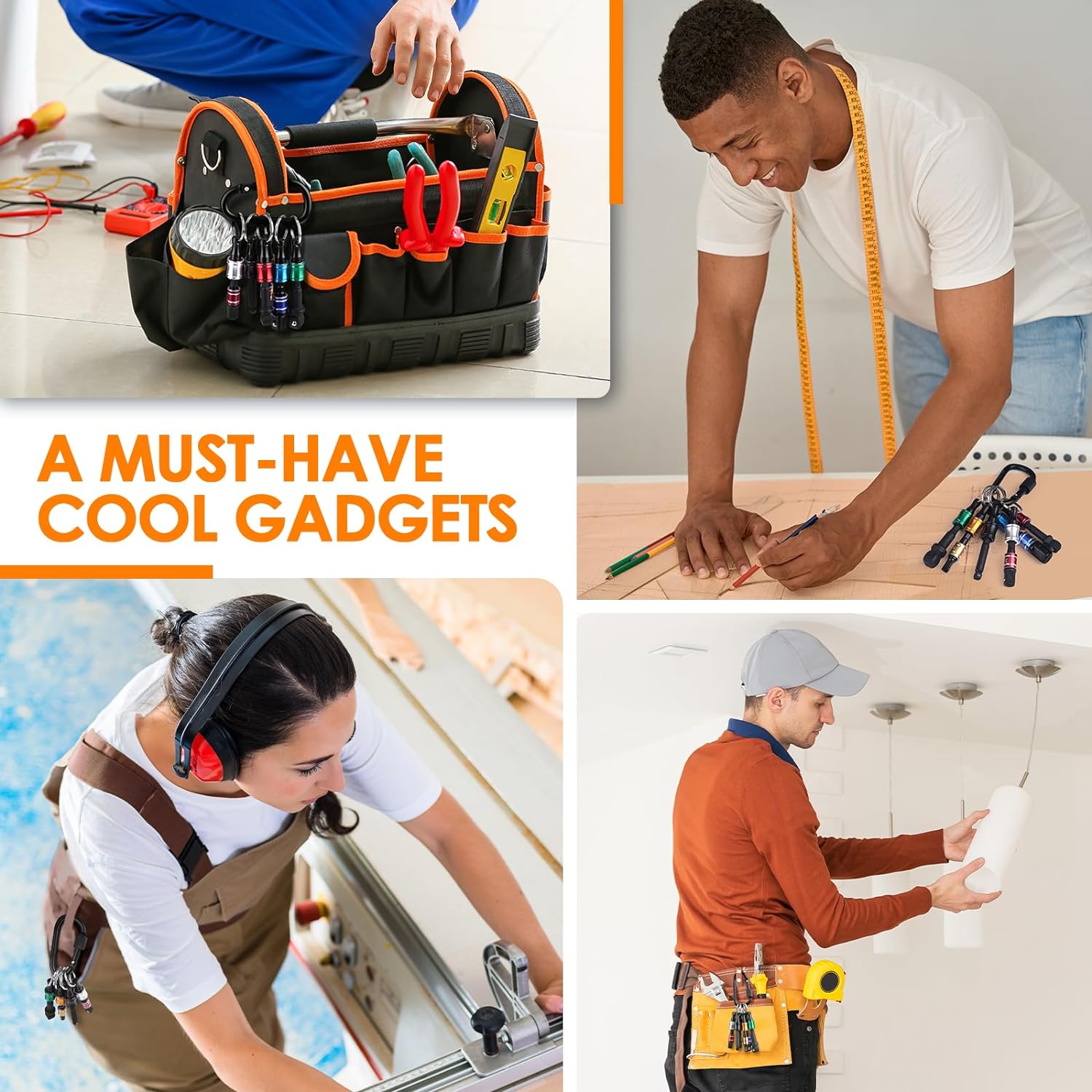 🔥1/4" Hexagonal screwdriver head bracket hiking buckle