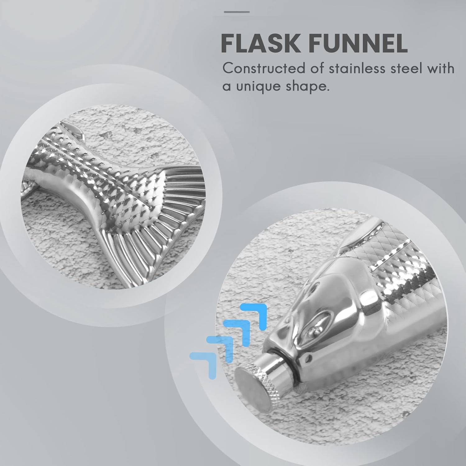 Fantastic Stainless Steel Fish-Shaped Portable Wine Bottle