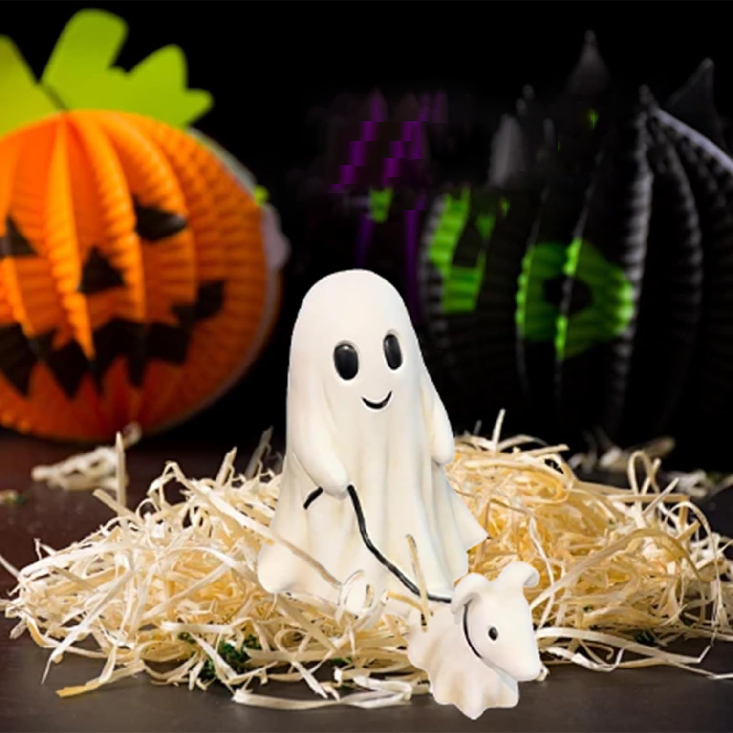 🔥Last Day 49% OFF-👻2024 Ghost Walking Dog Statue 🔥