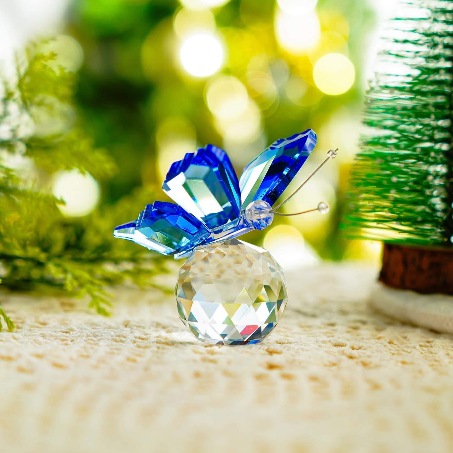 Crystal Flying Butterfly Decor 