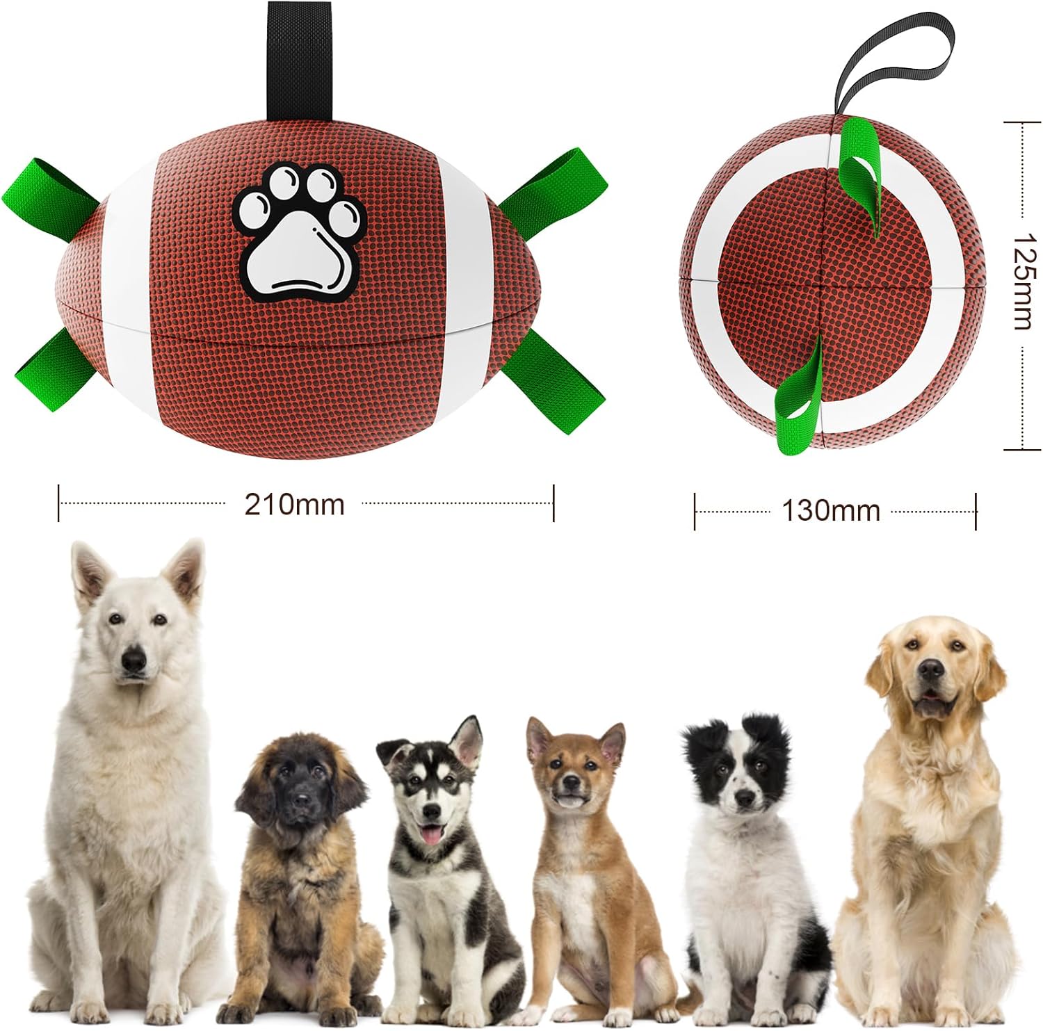 Superbowl Football Party Interactive Dog Toys