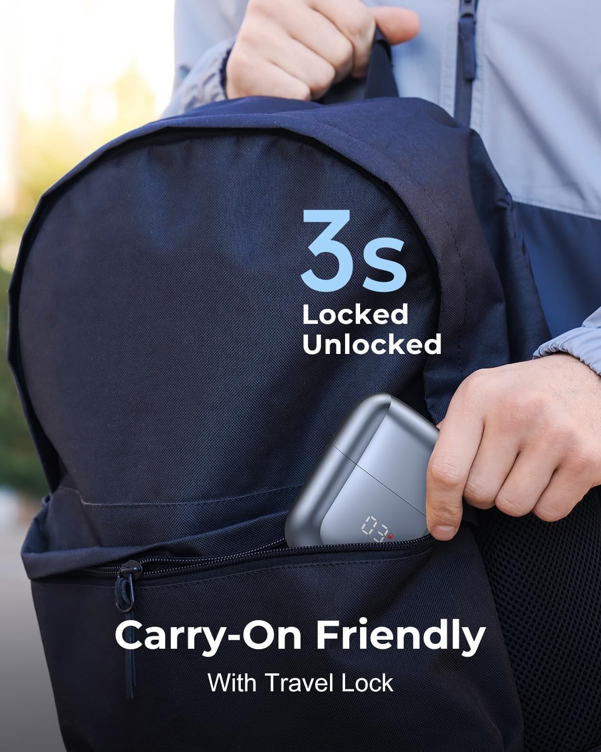 Foil Shavers for Men With Three-Layer Titanium Foil Blade