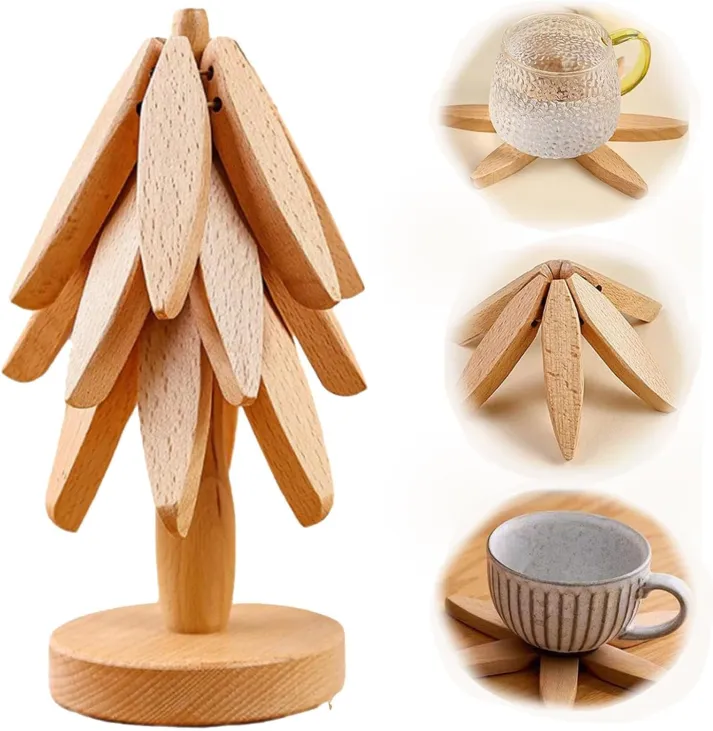 Super Creative Handmade Tree Coaster