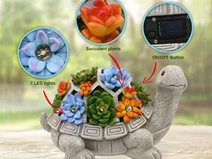 🔥Summer Promotion-49% OFF🔥Solar Garden Hare & Tortoise Statues