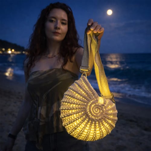 🐚2026 Radiant Nautilus Shell Bag - Carry the Magic of the Deep Blue