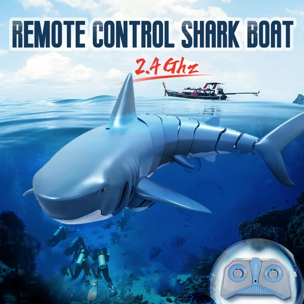 UPDATEDS Remote Control Simulated Shark Boat 39cm/15.2inch
