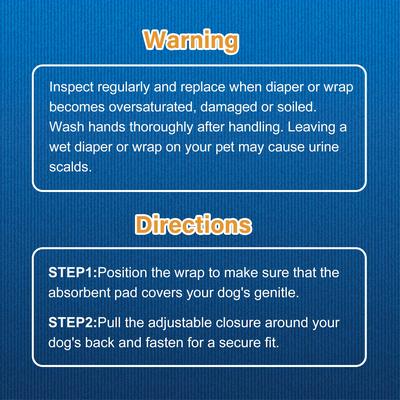 🔥Disposable Female/Male Dog Wraps/Diapers with 360 Degree Leak