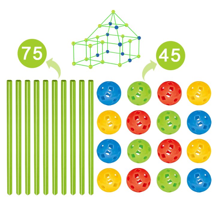 🎁Last Day 50% OFF SALE 🎁 Magic Fort Building Kit