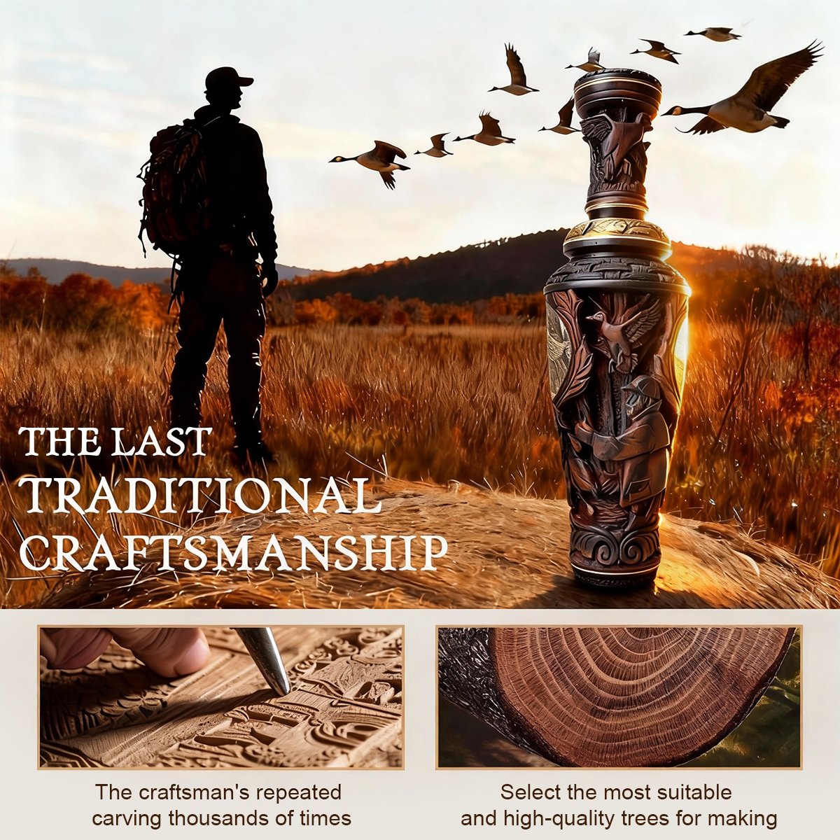 🔥Last Day 50% OFF🦆The Handmade Hunter’s Legacy Duck Call✨