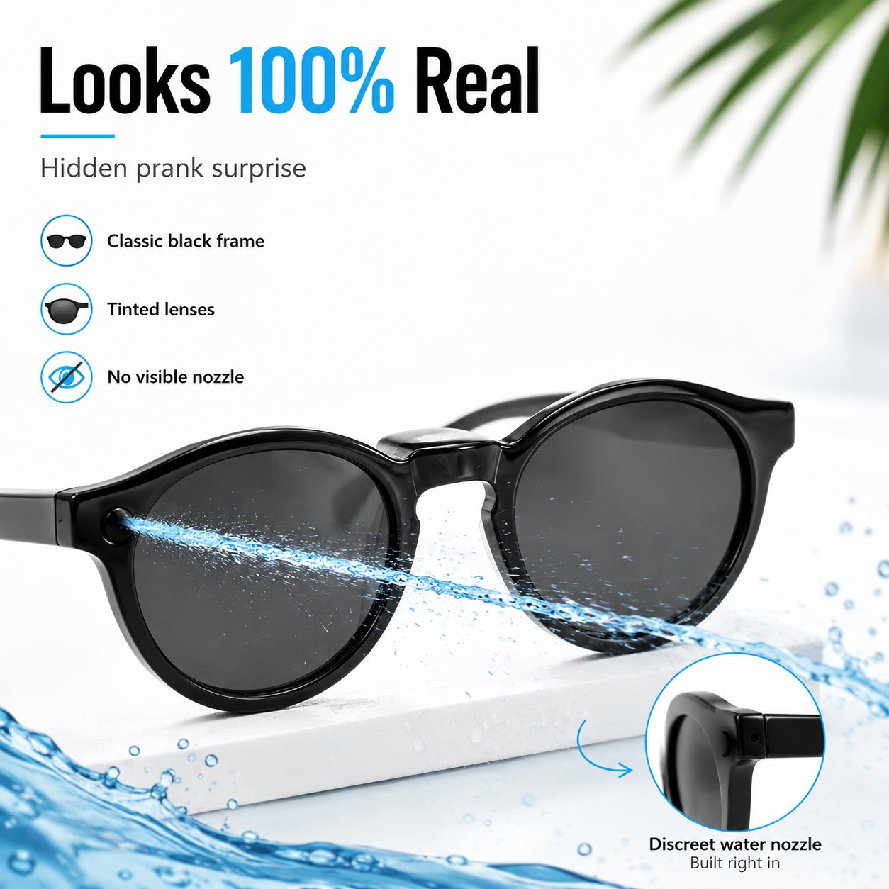 🕶️ Prank Water Sunglasses