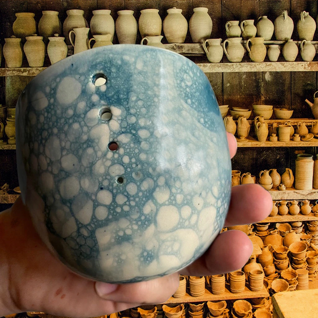 Artisan Herb Stripper Bowl – Handcrafted Kitchen Magic for Fresh Herbs