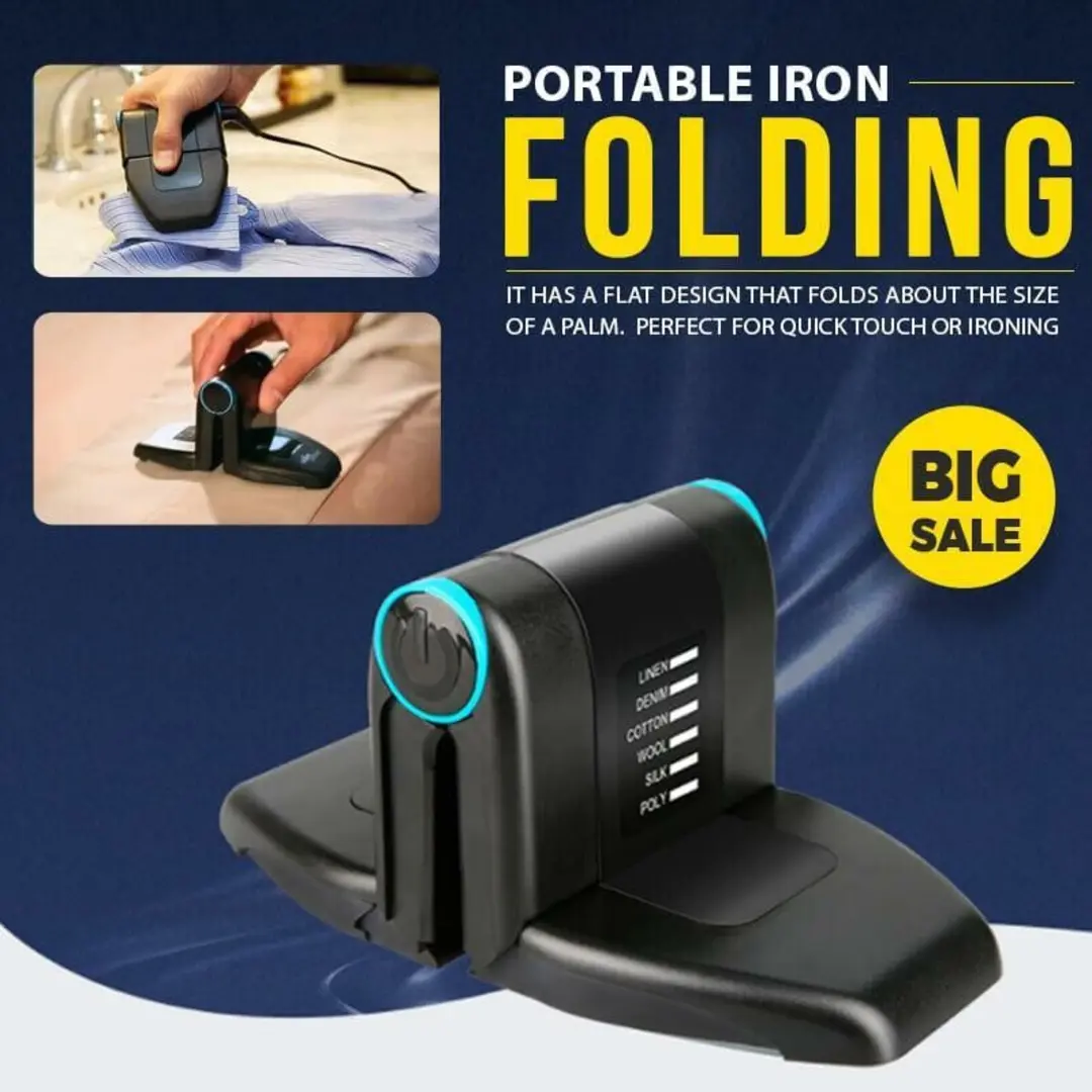Portable Travel Foldable Electric Iron