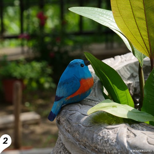 Handcrafted Bird + Stand