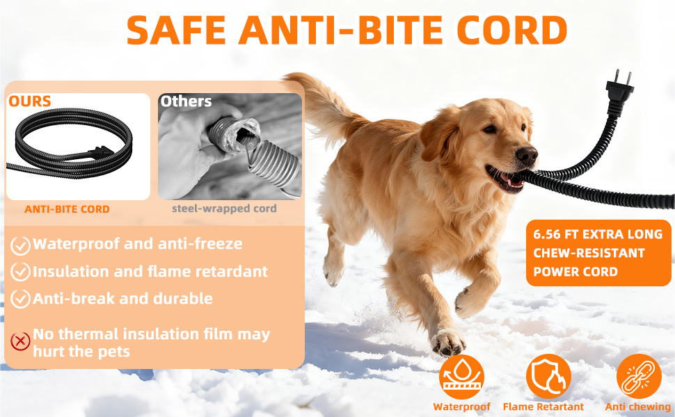 heated water bowl for cats outside