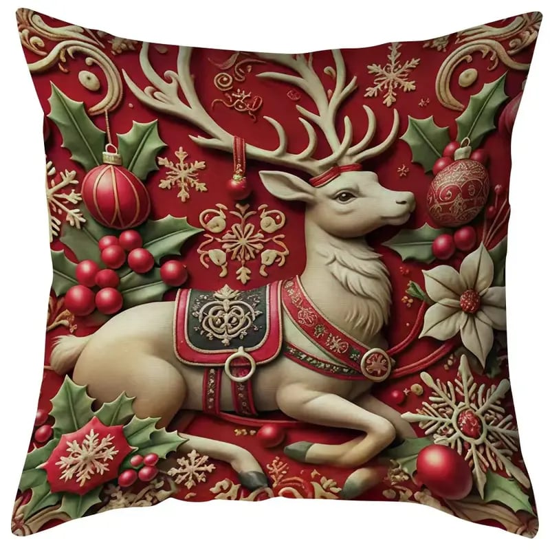 Luxury Christmas Themed Pillow Covers