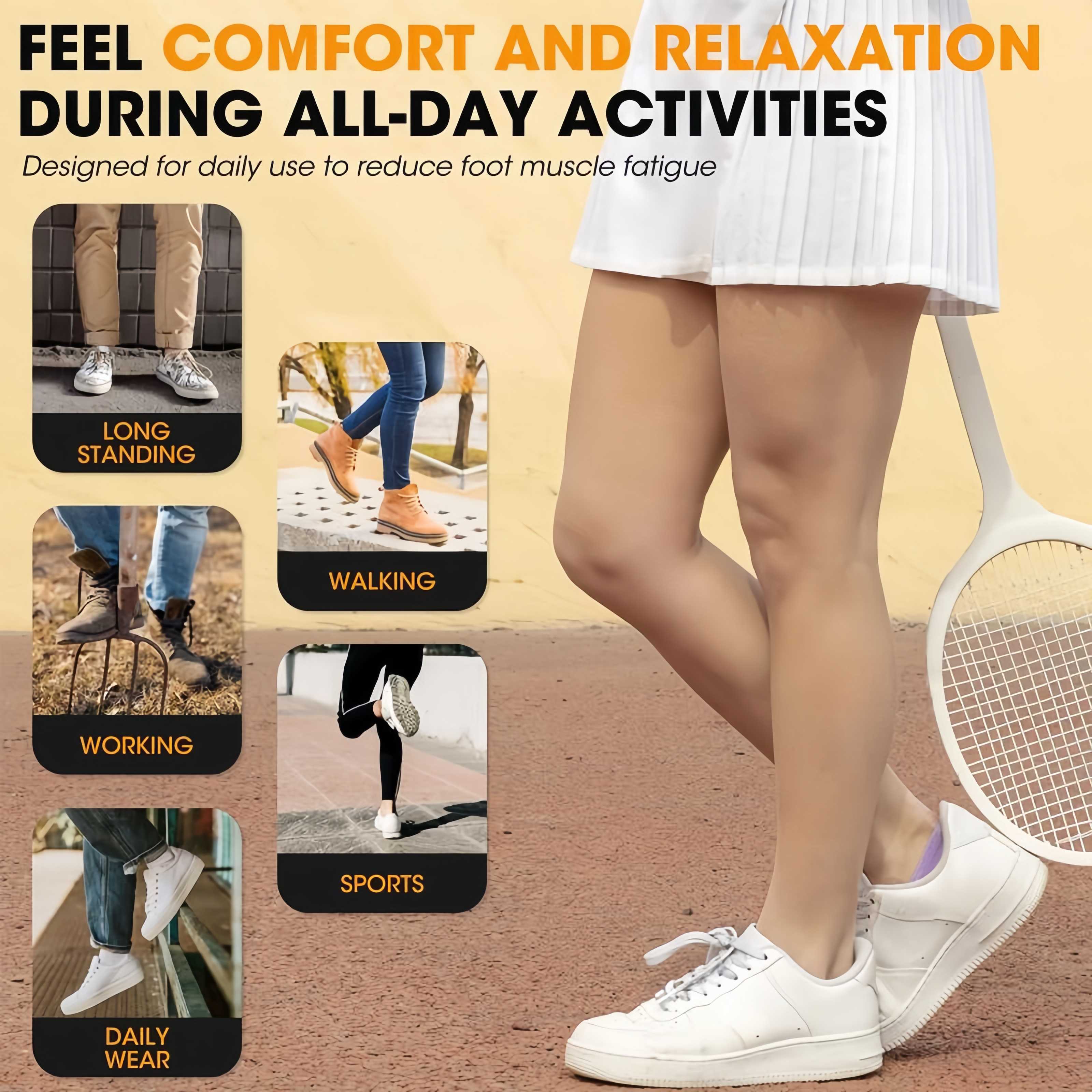 High Arch Support Orthotic Insoles【✅Patent Certification】