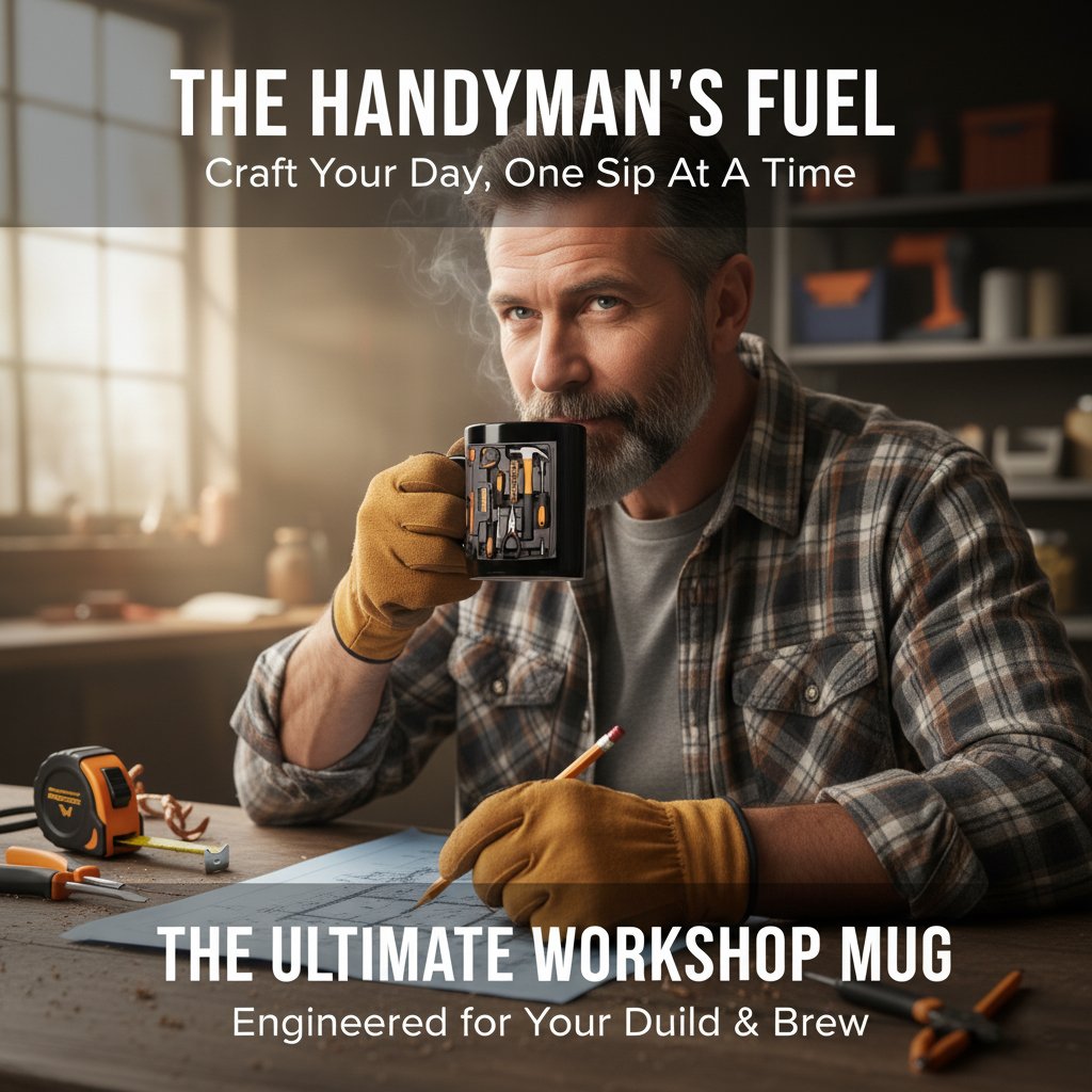 ✨🔨Funny coffee mug – toolbox set for mechanics🍵