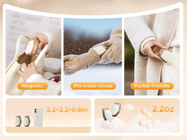 Global Winter Picks🌟Hand Warmers Rechargeable - Cute Bear Design