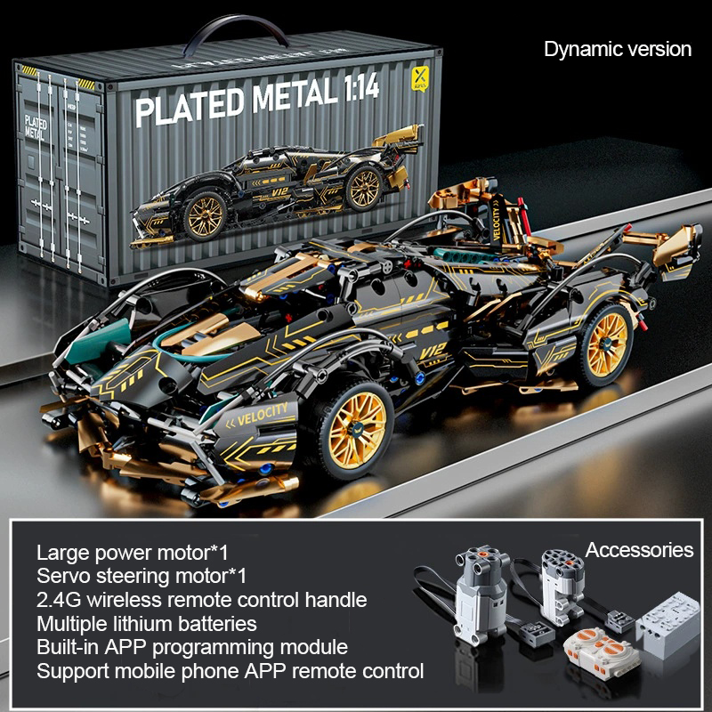 Cyberpunk Sport Car Building Block Sets – Future-Proof Your Creativity!