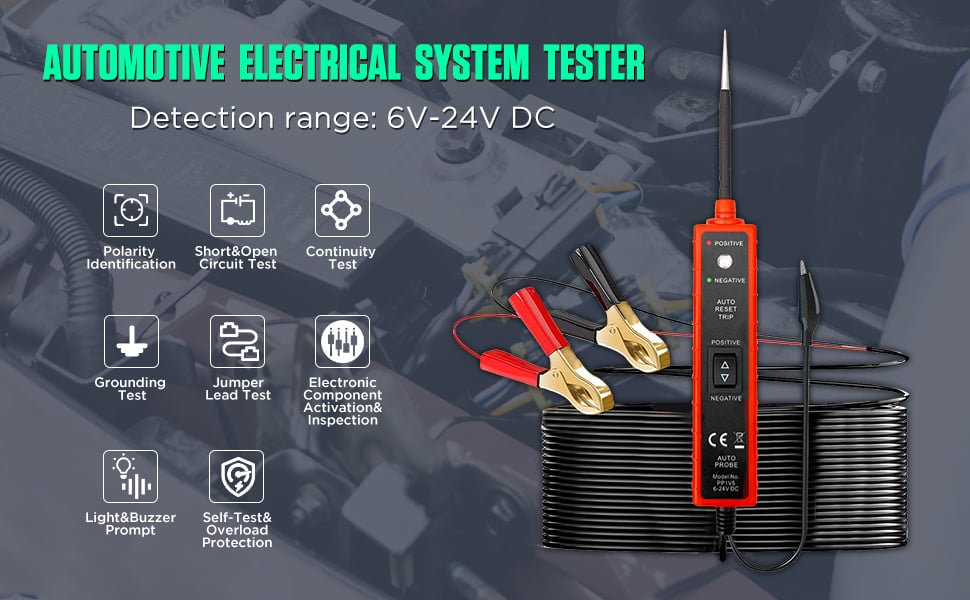 AUTOMOTIVE ELECTRICAL SYSTEM TESTER AUTOMOTIVE ELECTRICAL SYSTEM TESTER