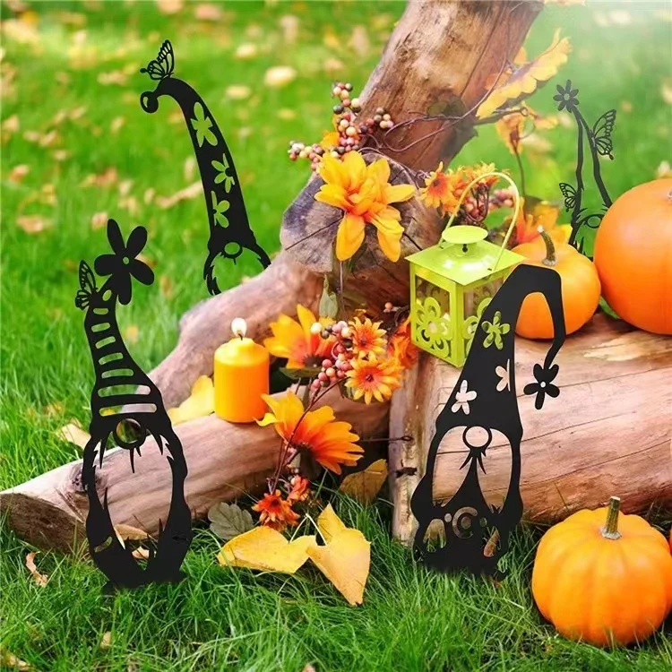 🔥49% OFF - 2023 Most Popular Gnome Set of 4 Yard Stakes