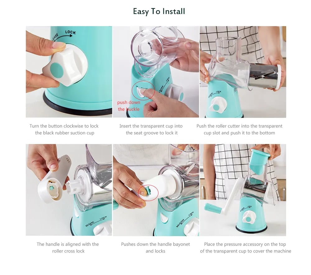 Multi-function Manual Vegetable Cutter