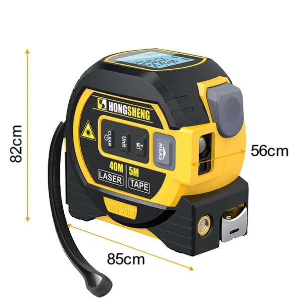 🔥HOT SALE - 3-In-1 Infrared Laser Tape Measuring (Imperial & Metric)