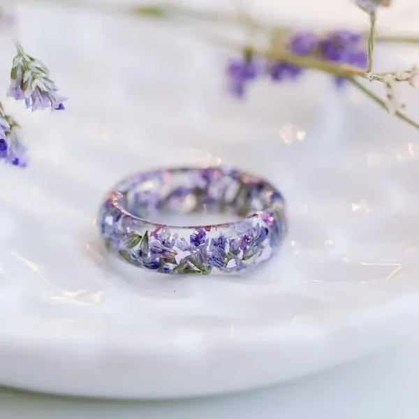 🌸2025 Spring New Sale - Handmade Floral Ring