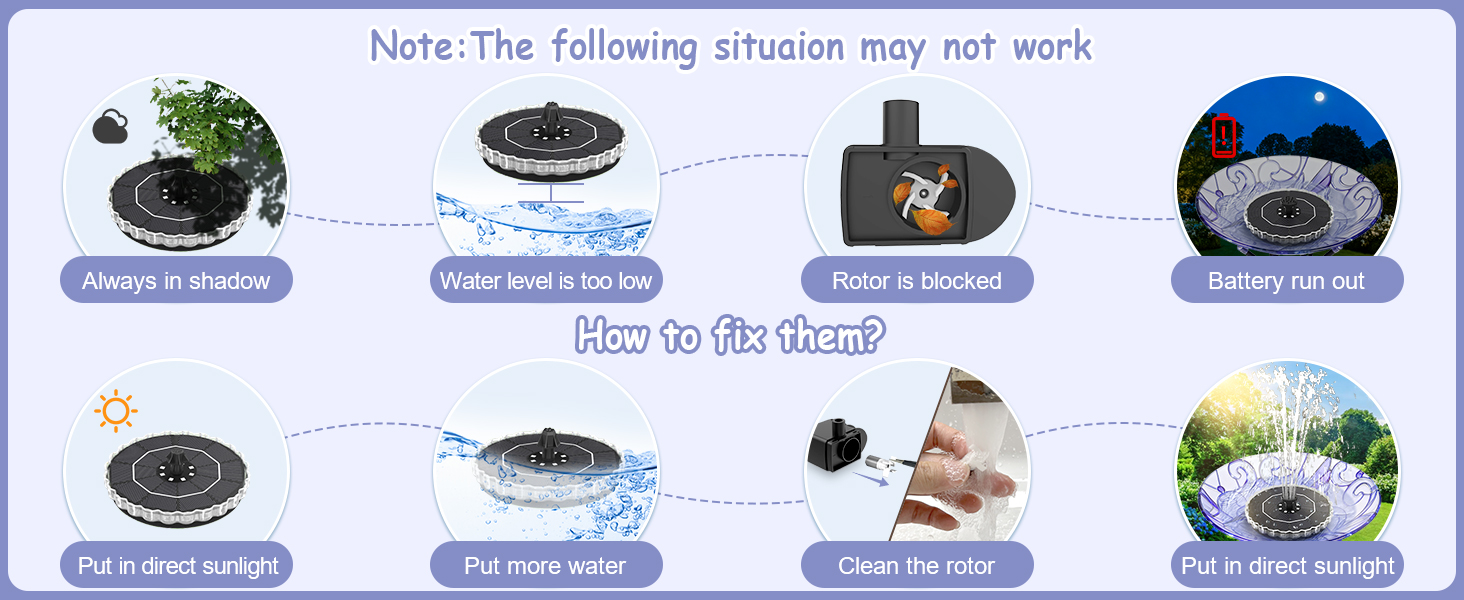 solar fountain outdoor