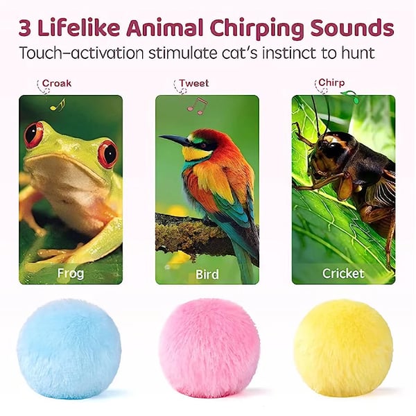 🔥Smart Interactive Ball Toy For Cat 1 SET(3PCS)