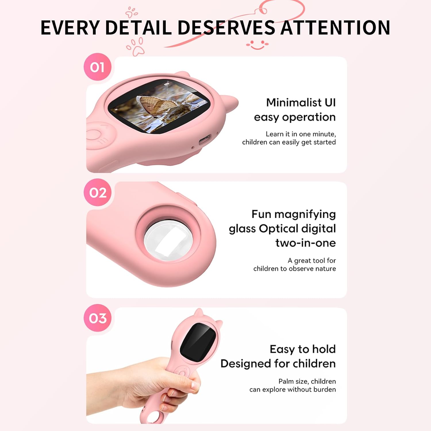 🎁Mini Digital Microscope for Kids Educational Science Toys