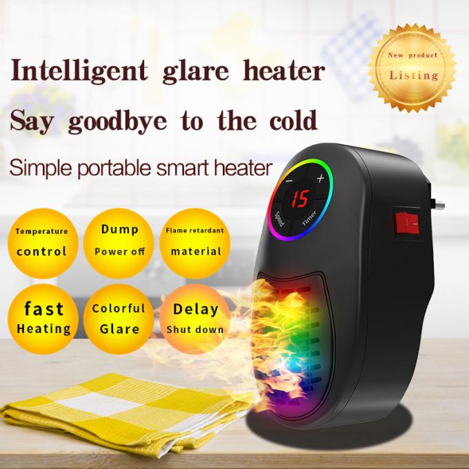 ❄Winter Sale 49% OFF 🎁Mini Wall-Outlet 7 Color LED Heater With Remote Control