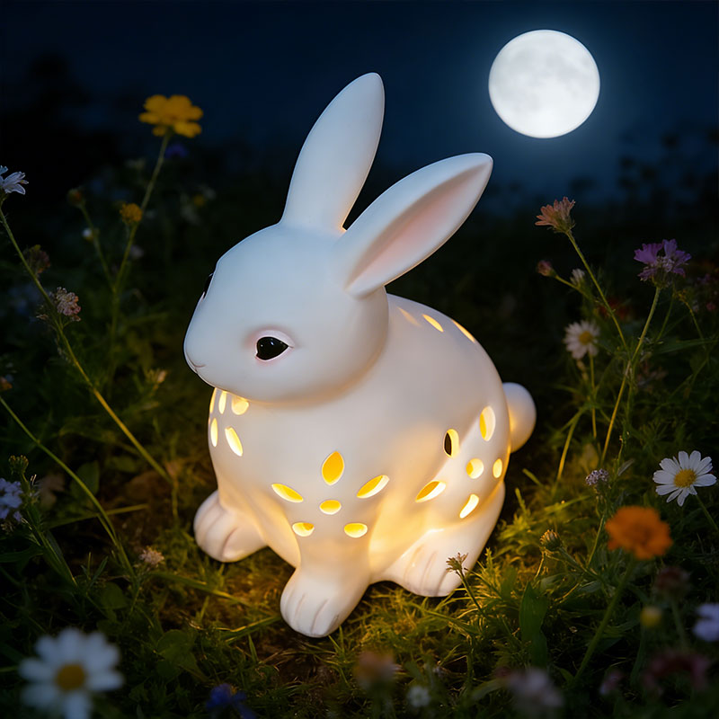 🐰☀️ Solar Easter Rabbit Garden Decor – Soft Glow for Spring & Beyond ☀️🐰