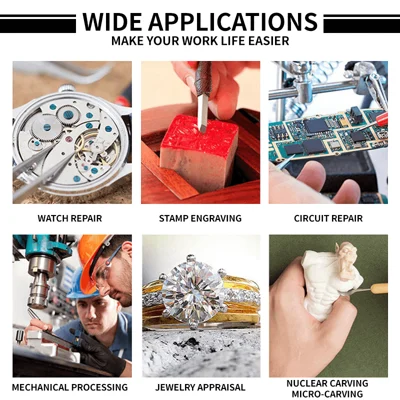 LED Glasses Magnifier 8x 15x 23x