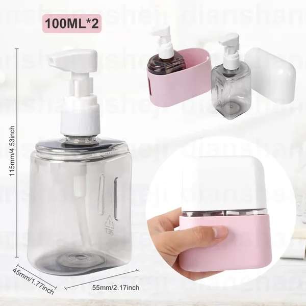 Hot Sale🎁 Mini Shampoo Dispenser Portable Travel Bottle Set