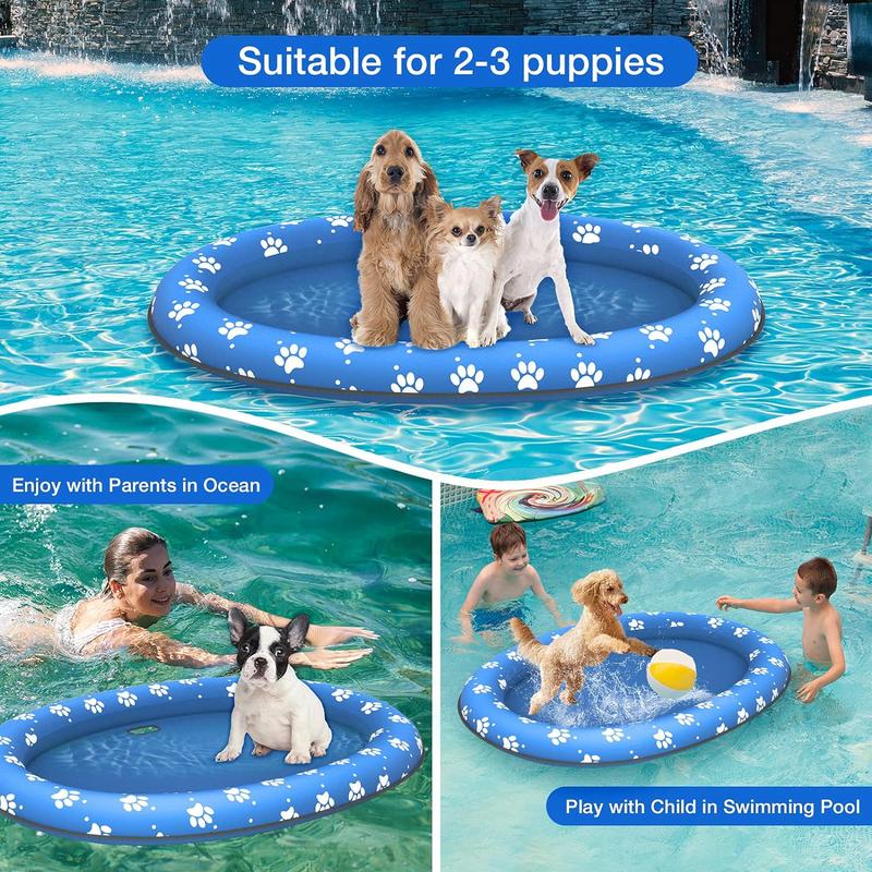 💖Inflatable Dog Swimming Float