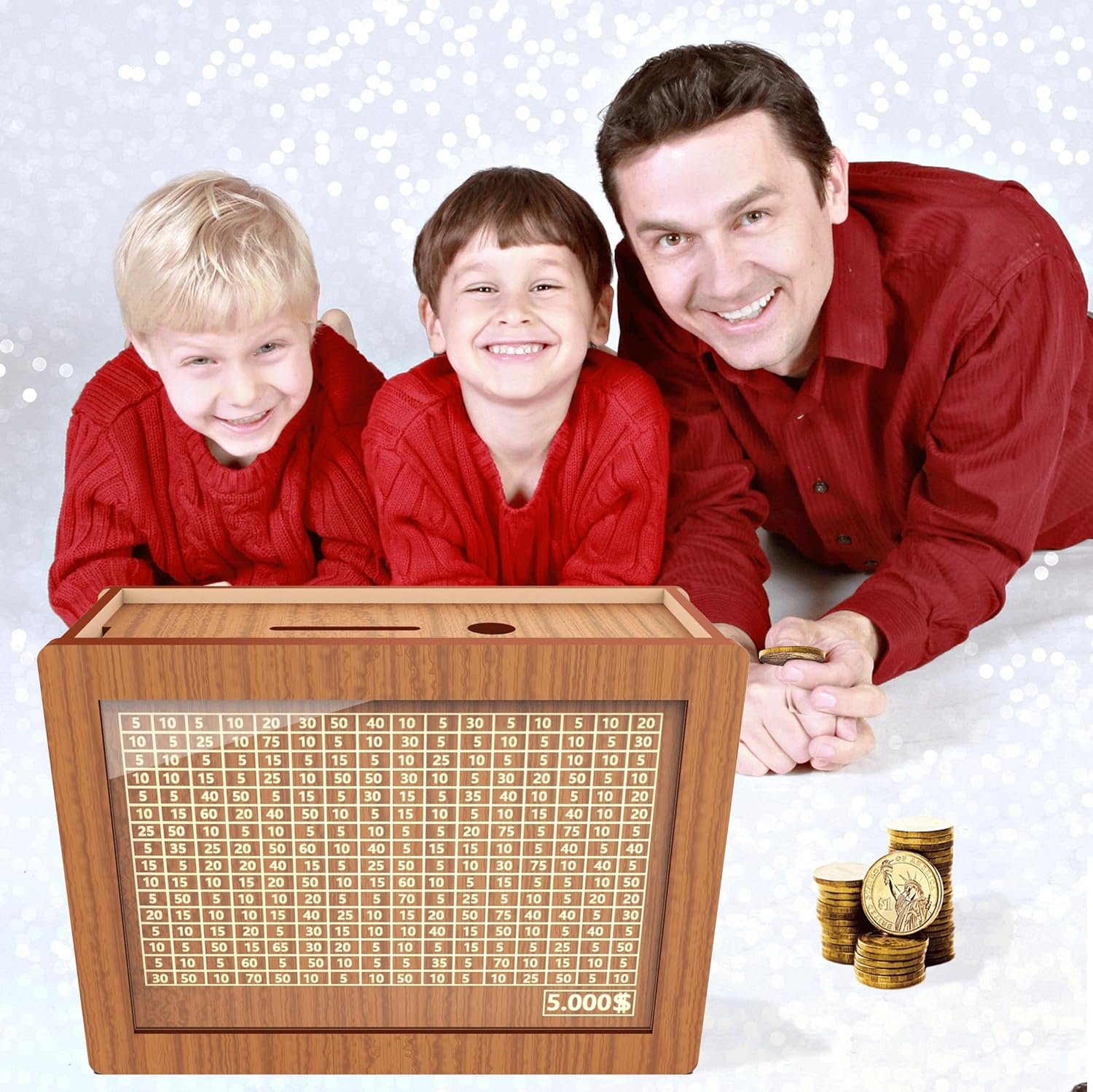 🔥New Arrivals 50% off🔥Retro Style Wooden Money Box