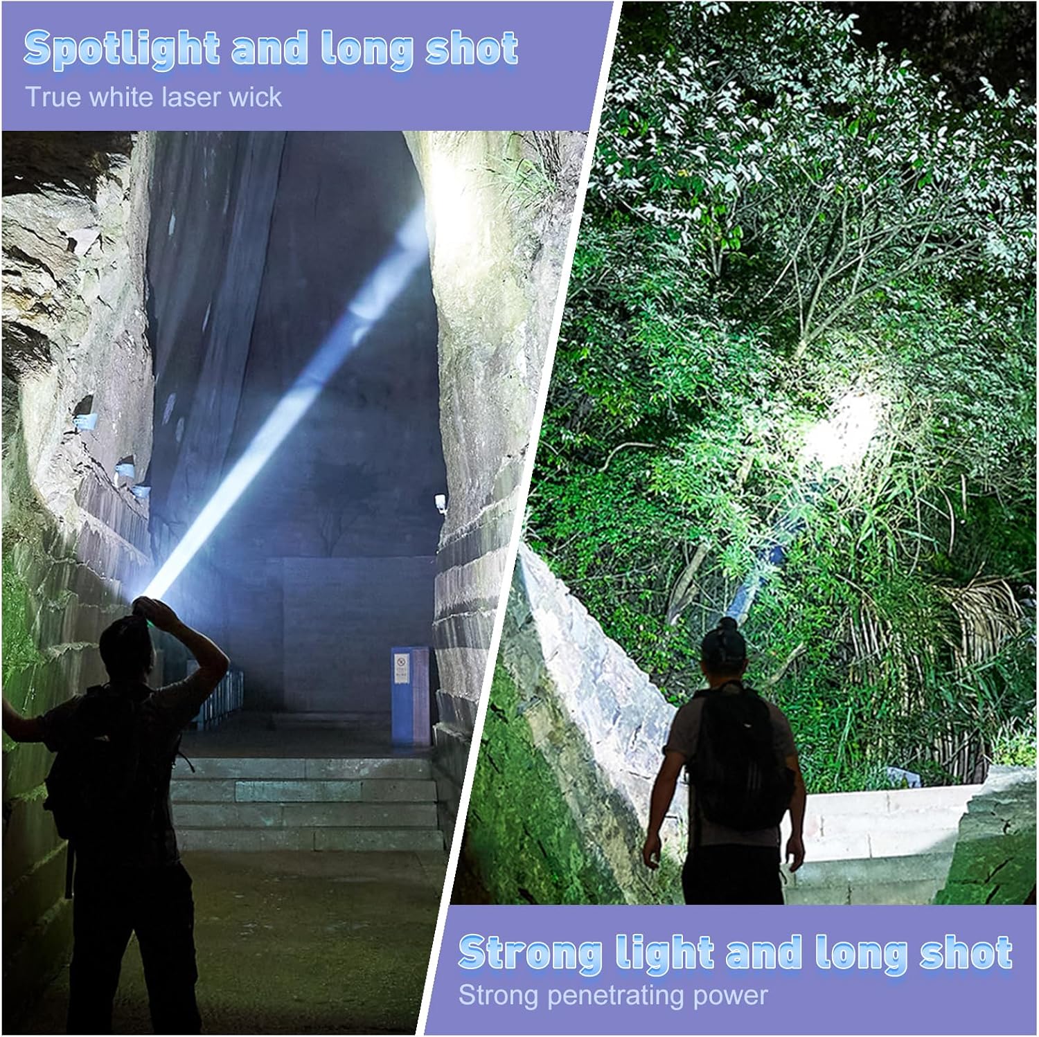 🔦🦌 Super Bright 150000 Lumen Rechargeable Hunting Headlamp