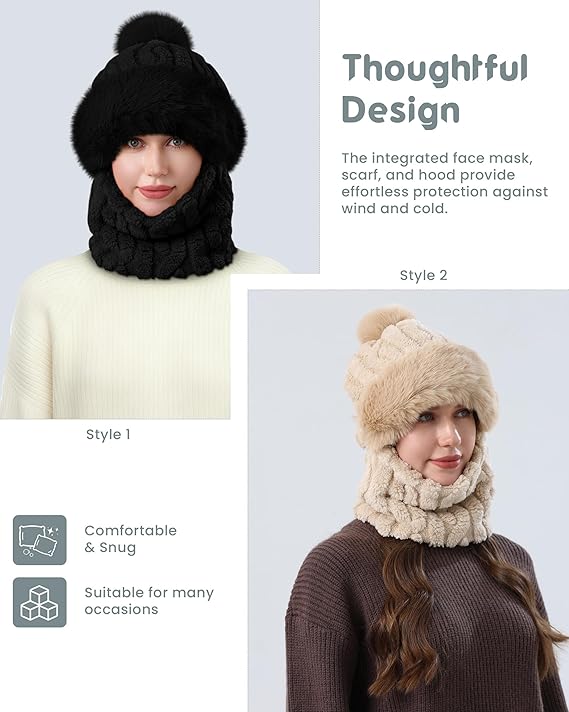 Hat Beanie Winter Face Mask