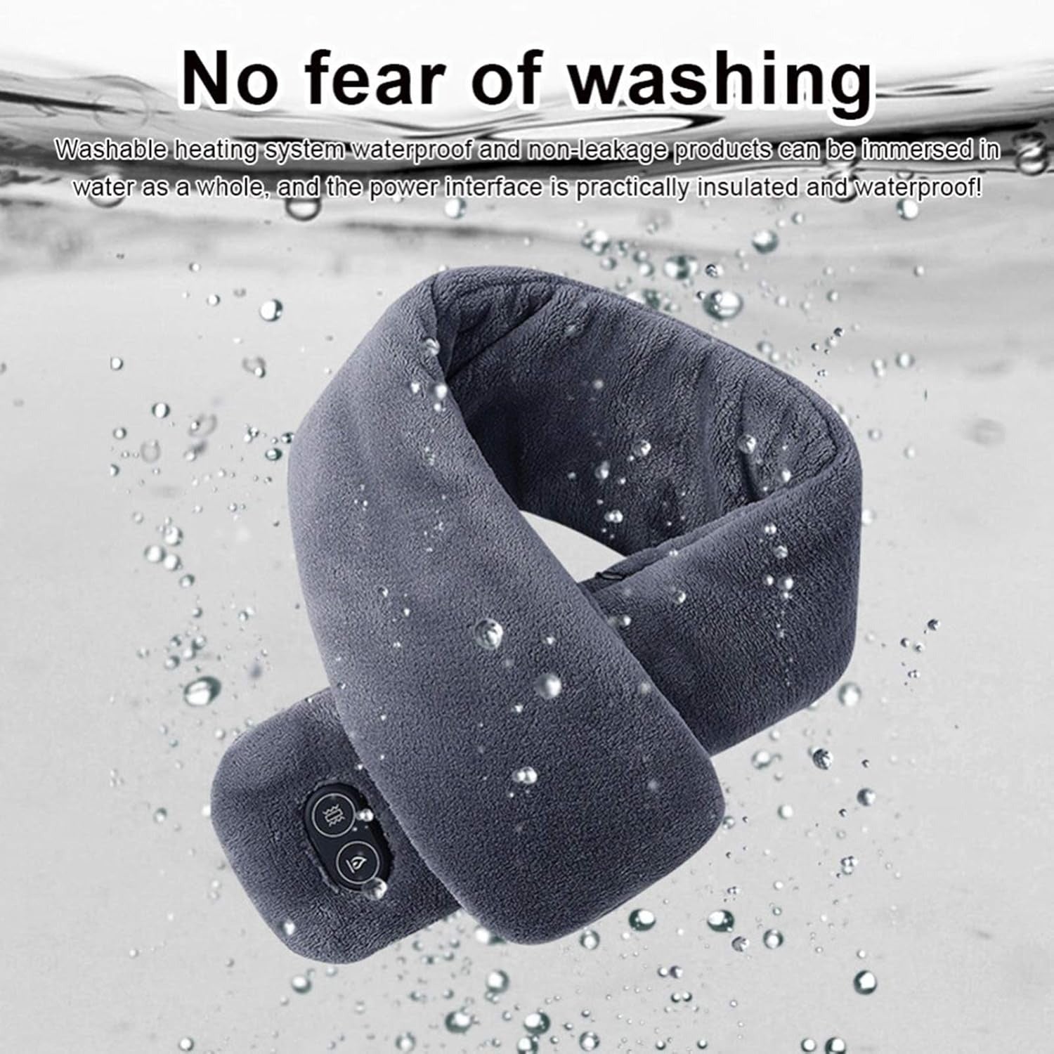 Heated Scarf with Vibration Massage