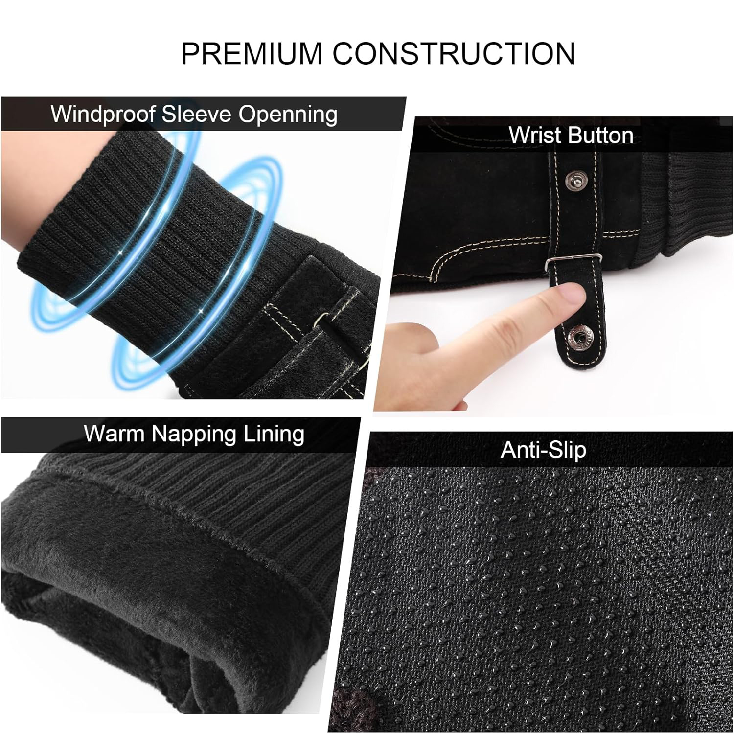 🧤 Winter Leather Gloves