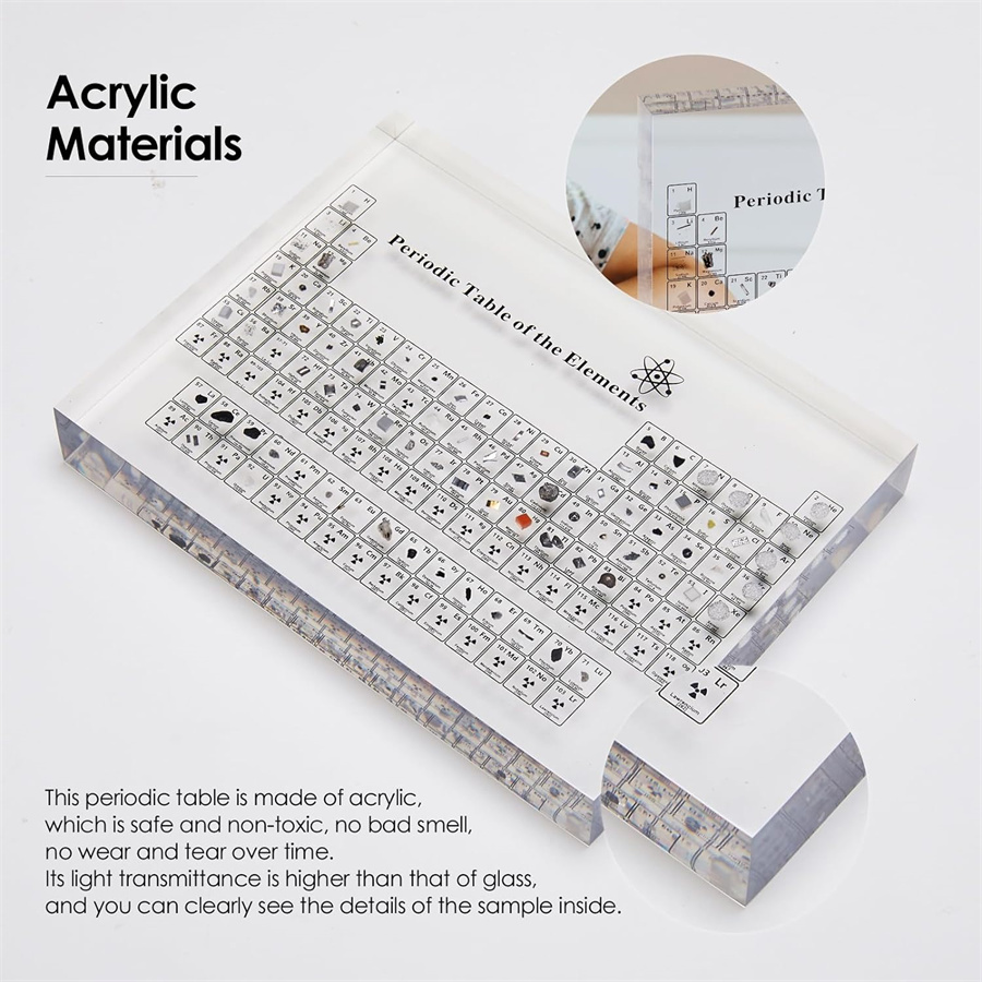 🔥LAST DAY 49% OFF - Periodic Table of Elements（Contains 83 Real Element Samples）🔥