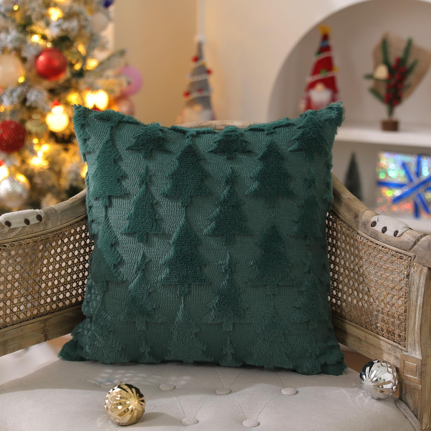 Christmas Tree Pillow Covers