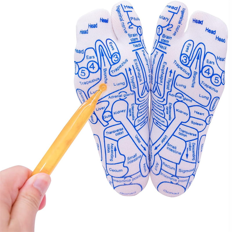 Reflexology Map Sock