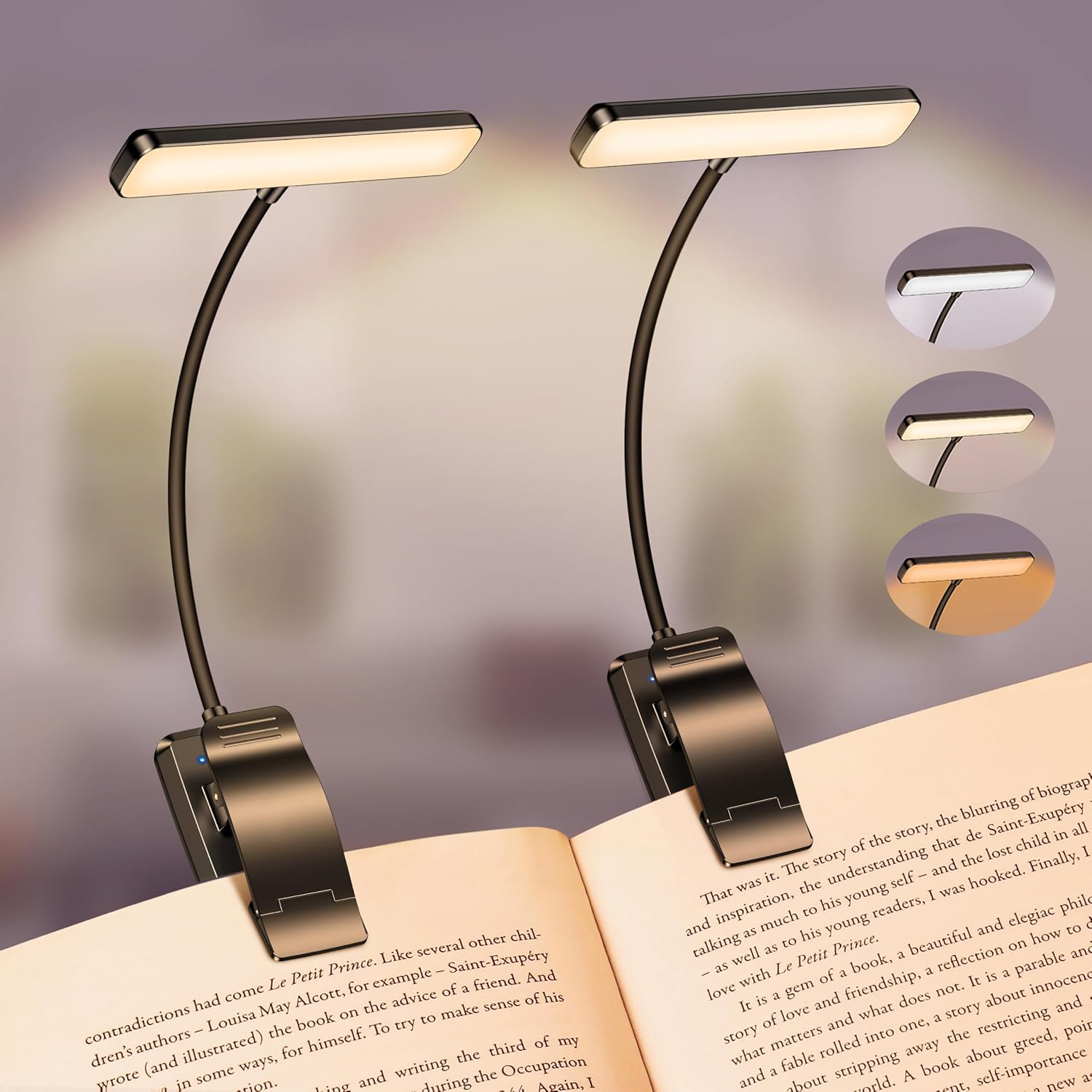 📖 Rechargeable LED Book Light